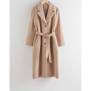 Oversized Alpaca Blend Coat from "& other stories", sz 8